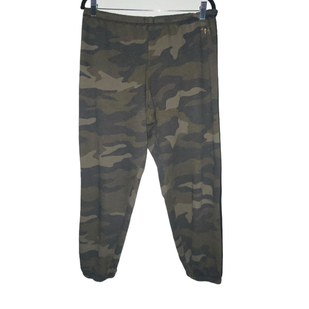 VICTORIA'S SECRET PINK Gold Bling Sequin Classic Sweatpant Green Camo L - Picture 3 of 9